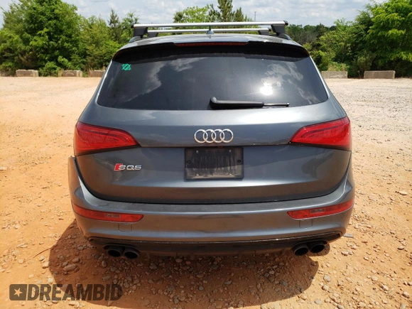 2017 Audi SQ5 Premium Plus with VIN WA1CCAFP5HA009940, listed as a Copart auction lot 55083185 with 106,962 mi miles and Salvage title. Bid and sale history available at DreamBid. Image 6.