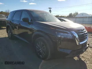 2023 Nissan Pathfinder S z VIN 5N1DR3AC6PC277659, wystawiony jako Copart lot #75684864 z przebiegiem 9 402 mil mil oraz Szkoda całkowita • Salvage title. Historia ofert i sprzedaży dostępna na DreamBid. Obrazek 4.