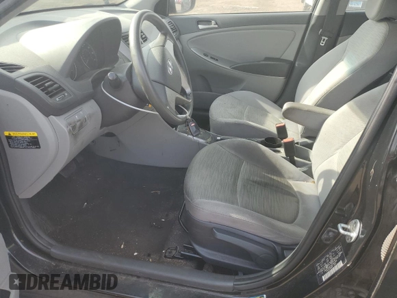2017 Hyundai Accent SE z VIN KMHCT4AE0HU364358, wystawiony jako Copart lot #58489585 z przebiegiem 125 123 mil mil oraz Szkoda całkowita • Salvage title. Historia ofert i sprzedaży dostępna na DreamBid. Obrazek 7.