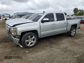 2015 Chevrolet Silverado 1500 LT with VIN 3GCUKREHXFG295773, listed as a Copart auction lot 47859574 with 198,123 mi miles and Salvage Title. Bid and sale history available at DreamBid. Image 1.