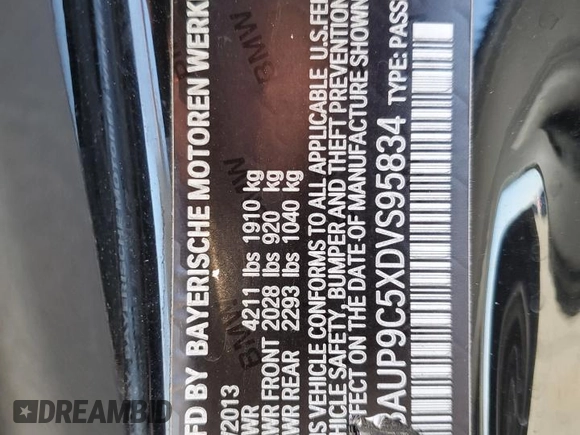 2013 BMW 1 Series 128i z VIN WBAUP9C5XDVS95834, wystawiony jako Copart lot #83249614 z przebiegiem Nie podano mil oraz Szkoda całkowita • Salvage title. Historia ofert i sprzedaży dostępna na DreamBid. Obrazek 14.