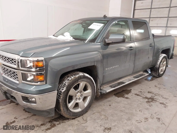 2014 Chevrolet Silverado 1500 LT with VIN 3GCUKREC4EG248967, listed as a IAAI auction lot 41553634 with 113,247 mi miles. Bid and sale history available at carsss.com. Image 2.