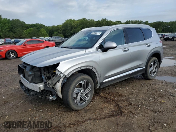 2022 Hyundai Santa Fe SEL z VIN 5NMS2DAJ7NH466002, wystawiony jako Copart lot #57593615 z przebiegiem 44 070 mil mil oraz Szkoda całkowita • Salvage title. Historia ofert i sprzedaży dostępna na DreamBid. Obrazek 1.