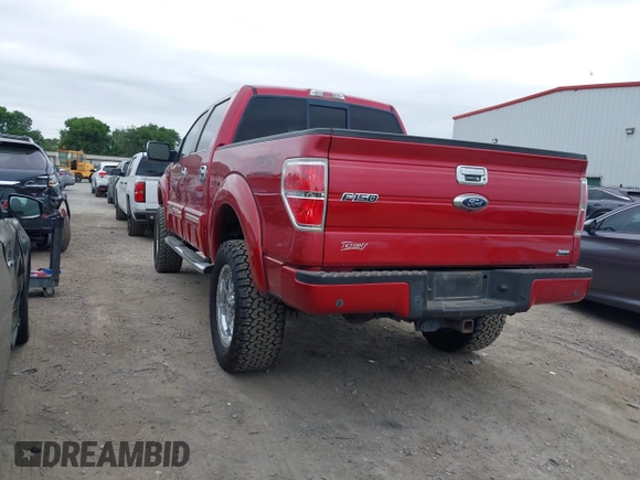 2010 Ford F-150 XL with VIN 1FTFW1EVXAFC57538, listed as a IAAI auction lot 42045616 with 154,379 mi miles. Bid and sale history available at carsss.com. Image 3.