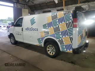 2011 Chevrolet Express Cargo with VIN 1GCSGAFX8B1103789, listed as a Copart auction lot 60074875 with 103,569 mi miles and Clean title. Bid and sale history available at DreamBid. Image 2.