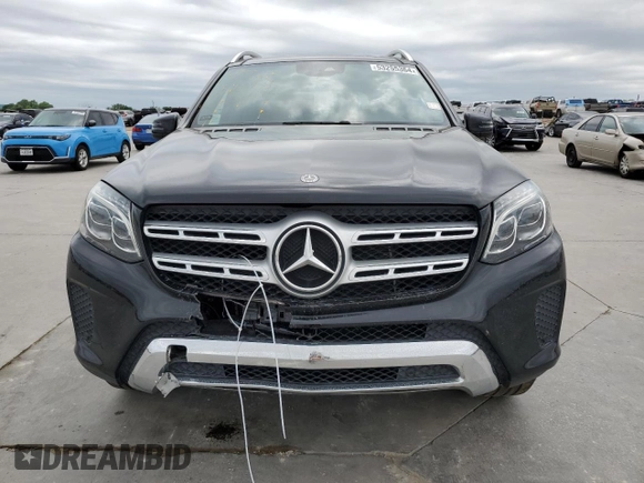 2017 Mercedes-Benz GLS 450 with VIN 4JGDF6EE6HA987647, listed as a Copart auction lot 53255364 with 73,641 mi miles and Salvage Title. Bid and sale history available at DreamBid. Image 5.