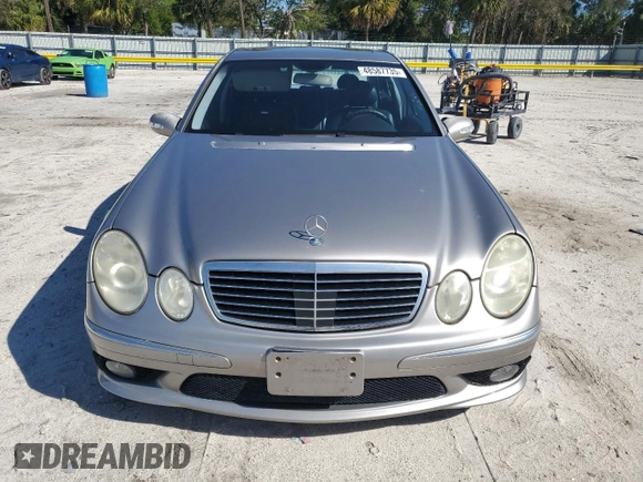 2003 Mercedes-Benz E-Class 5.5L AMG with VIN WDBUF76J83A256506, listed as a Copart auction lot 48587735 with 191,902 mi miles and Clean Title. Bid and sale history available at carsss.com. Image 5.