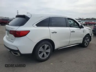 2019 Acura MDX with VIN 5J8YD4H39KL036141, listed as a Copart auction lot 53975845 with 93,346 mi miles and Salvage Title. Bid and sale history available at carsss.com. Image 3.