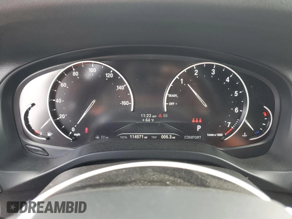 2019 BMW X3 sDrive30i with VIN 5UXTR7C51KLE97226, listed as a Copart auction lot 54701255 with 114,571 mi miles and Clean Title. Bid and sale history available at DreamBid. Image 9.