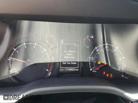 2021 Toyota 4Runner SR5 with VIN JTEMU5JR0M5851073, listed as a Copart auction lot 60277765 with 119,902 mi miles and Salvage title. Bid and sale history available at DreamBid. Image 9.