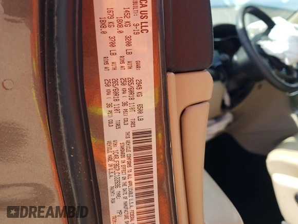 2020 Jeep Grand Cherokee Limited with VIN 1C4RJFBG7LC122696, listed as a Copart auction lot 55176195 with 12,144 mi miles and Salvage title. Bid and sale history available at DreamBid. Image 13.