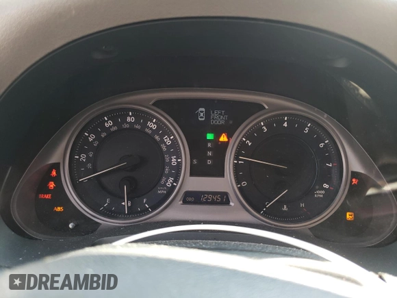 2009 Lexus IS 250 with VIN JTHCK262X92029131, listed as a Copart auction lot 63858915 with 129,451 mi miles and Salvage title. Bid and sale history available at DreamBid. Image 9.