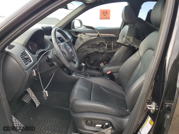 2018 Audi Q3 Premium with VIN WA1ECCFS7JR015898, listed as a Copart auction lot 46858015 with 52,829 mi miles and Salvage Title. Bid and sale history available at carsss.com. Image 7.