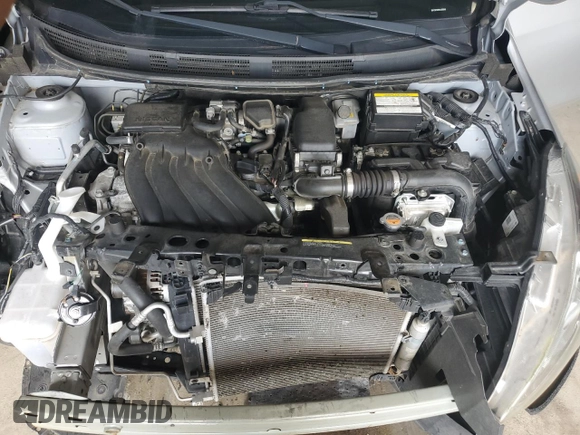 2019 Nissan Versa SV with VIN 3N1CN7AP3KL858980, listed as a Copart auction lot 61161385 with 47,304 mi miles and Salvage title. Bid and sale history available at DreamBid. Image 11.