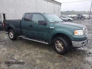 2007 Ford F-150 XLT with VIN 1FTPX14597FA50022, listed as a Copart auction lot 56329335 with 139,500 mi miles and Salvage title. Bid and sale history available at DreamBid. Image 4.