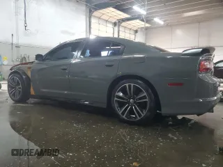 2014 Dodge Charger SRT8 Super Bee with VIN 2C3CDXGJ6EH213972, listed as a Copart auction lot 83898224 with 49,535 mi miles and Salvage Title. Bid and sale history available at carsss.com. Image 2.