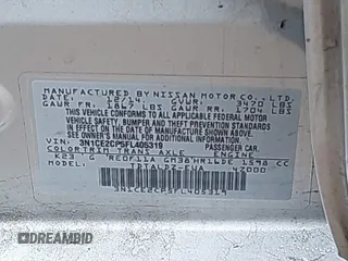 2015 Nissan Note S with VIN 3N1CE2CP5FL405319, listed as a IAAI auction lot 41357912 with 133,073 mi miles and . Bid and sale history available at DreamBid. Image 9.