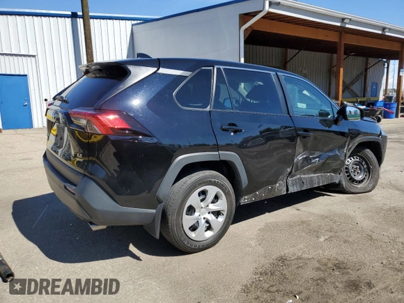 2023 Toyota RAV4 LE with VIN 2T3F1RFV8PW386641, listed as a Copart auction lot 50615355 with 48,455 mi miles and Salvage Title. Bid and sale history available at carsss.com. Image 3.