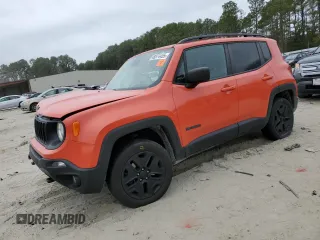 2019 Jeep Renegade Upland z VIN ZACNJBAB7KPK29607, wystawiony jako Copart lot #48874455 z przebiegiem 102 476 mil mil oraz Szkoda całkowita • Salvage title. Historia ofert i sprzedaży dostępna na DreamBid. Obrazek 1.