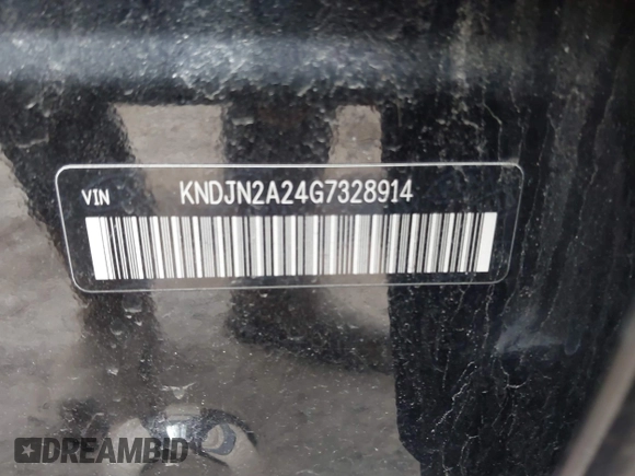 2016 Kia Soul with VIN KNDJN2A24G7328914, listed as a IAAI auction lot 41854146 with 239,768 mi miles. Bid and sale history available at carsss.com. Image 9.