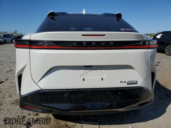 2024 Lexus RZ 450e Premium with VIN JTJAAAAB9RA026687, listed as a Copart auction lot 49332935 with 2,085 mi miles and Salvage title. Bid and sale history available at DreamBid. Image 6.