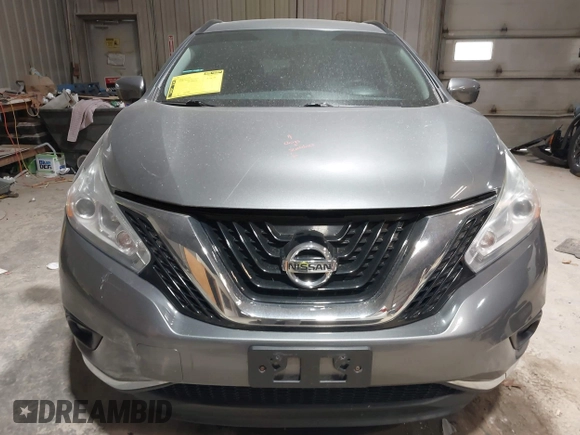 2016 Nissan Murano SL z VIN 5N1AZ2MH5GN125297, wystawiony jako IAAI lot #41973437 z przebiegiem 76 391 mil mil oraz . Historia ofert i sprzedaży dostępna na DreamBid. Obrazek 13.