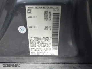 2018 Nissan Altima 2.5 SR with VIN 1N4AL3APXJC123240, listed as a IAAI auction lot 41808689 with 111,920 mi miles. Bid and sale history available at carsss.com. Image 9.