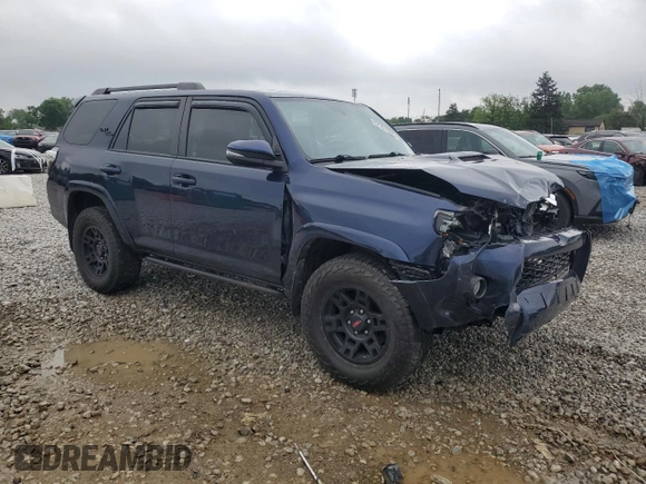 2019 Toyota 4Runner SR5 with VIN JTEBU5JR9K5728571, listed as a Copart auction lot 57761505 with 81,706 mi miles and Salvage title. Bid and sale history available at DreamBid. Image 4.