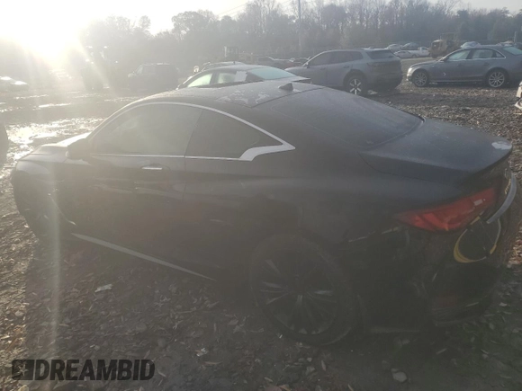 2017 Infiniti Q60 Sport z VIN JN1EV7EK6HM364554, wystawiony jako Copart lot #81057004 z przebiegiem 70 835 mil mil oraz Szkoda całkowita • Salvage title. Historia ofert i sprzedaży dostępna na DreamBid. Obrazek 2.
