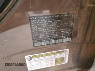 2012 Volkswagen Touareg Exec with VIN WVGEF9BP8CD008665, listed as a Copart auction lot 84611354 with 103,090 mi miles and Salvage Title. Bid and sale history available at DreamBid. Image 13.