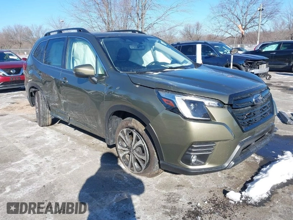 2024 Subaru Forester Limited with VIN JF2SKALC7RH423320, listed as a IAAI auction lot 41417270 with 7,506 mi miles. Bid and sale history available at carsss.com. Image 1.
