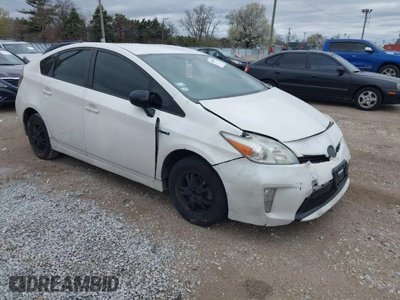 2012 Toyota Prius One with VIN JTDKN3DU4C5462870, listed as a IAAI auction lot 42091577 with 370,495 mi miles. Bid and sale history available at carsss.com. Image 1.