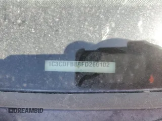 2015 Dodge Dart SXT with VIN 1C3CDFBB8FD266102, listed as a Copart auction lot 46630255 with 268,141 mi miles and Salvage Title. Bid and sale history available at carsss.com. Image 12.