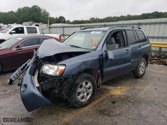 2006 Toyota Highlander w/3rd Row with VIN JTEDP21A360112229, listed as a Copart auction lot 71392764 with 0 mi miles and Salvage Title. Bid and sale history available at carsss.com. Image 1.