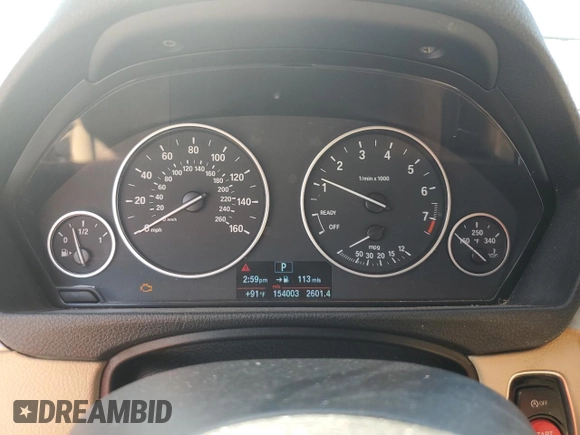 2013 BMW 3 Series 328i xDrive z VIN WBA3B5C57DF597059, wystawiony jako Copart lot #52441895 z przebiegiem 154 003 mil mil oraz Szkoda całkowita • Salvage title. Historia ofert i sprzedaży dostępna na DreamBid. Obrazek 9.