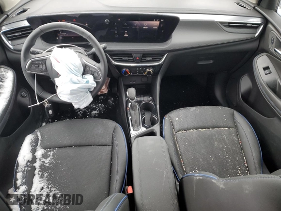 2025 Buick Encore GX Sport Touring with VIN KL4AMESL3SB100186, listed as a Copart auction lot 44016025 with 3,722 mi miles and Salvage title. Bid and sale history available at DreamBid. Image 8.