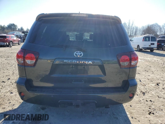 2018 Toyota Sequoia SR5 with VIN 5TDBY5G14JS162726, listed as a Copart auction lot 88815355 with 99,288 mi miles and Salvage Title. Bid and sale history available at carsss.com. Image 6.