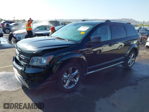 2017 Dodge Journey Crossroad Plus z VIN 3C4PDCGG9HT554093, wystawiony jako IAAI lot #42368687 z przebiegiem 112 759 mil mil oraz . Historia ofert i sprzedaży dostępna na DreamBid. Obrazek 17.