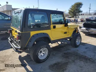 2002 Jeep Wrangler X with VIN 1J4FA39S22P707537, listed as a Copart auction lot 42436525 with 0 mi miles and Salvage Title. Bid and sale history available at carsss.com. Image 3.