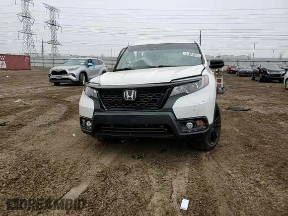 2021 Honda Passport Sport with VIN 5FNYF8H25MB014585, listed as a Copart auction lot 51894025 with 36,910 mi miles and Salvage title. Bid and sale history available at DreamBid. Image 10.