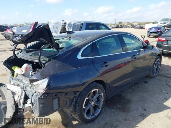 2023 Chevrolet Malibu LT with VIN 1G1ZD5ST7PF190427, listed as a IAAI auction lot 41776351 with 38,053 mi miles and . Bid and sale history available at DreamBid. Image 4.