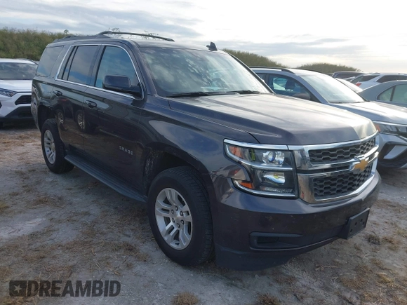 2017 Chevrolet Tahoe LT with VIN 1GNSKBKC3HR206093, listed as a IAAI auction lot 40602629 with 161,740 mi miles and . Bid and sale history available at DreamBid. Image 1.