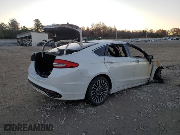 2017 Ford Fusion Titanium with VIN 3FA6P0K94HR241174, listed as a Copart auction lot 84557164 with 0 mi miles and Non Repairable. Bid and sale history available at carsss.com. Image 3.