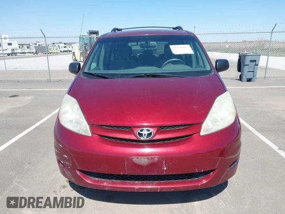 2006 Toyota Sienna CE with VIN 5TDZA23C76S497270, listed as a IAAI auction lot 41970487 with 190,255 mi miles and . Bid and sale history available at DreamBid. Image 6.