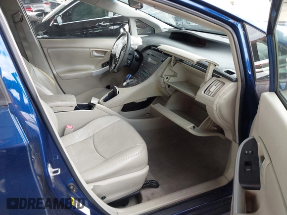 2011 Toyota Prius I with VIN JTDKN3DU6B1359407, listed as a IAAI auction lot 41777420 with 422,569 mi miles. Bid and sale history available at carsss.com. Image 5.