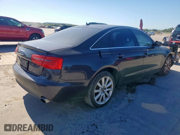 2013 Audi A6 Premium Plus with VIN WAUDFAFC5DN063589, listed as a Copart auction lot 66047015 with 108,569 mi miles and Clean title. Bid and sale history available at DreamBid. Image 3.