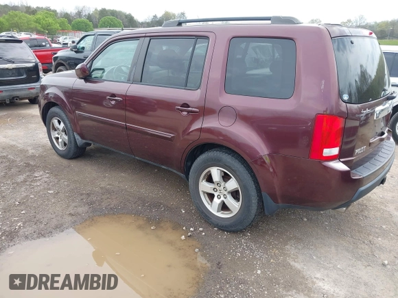 2009 Honda Pilot EX-L with VIN 5FNYF486X9B026041, listed as a IAAI auction lot 41942718 with 219,301 mi miles and . Bid and sale history available at carsss.com. Image 3.