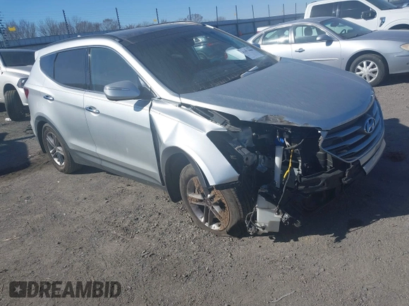 2018 Hyundai Santa Fe Sport 2.4L with VIN 5XYZU3LB8JG518668, listed as a IAAI auction lot 41673466 with 81,791 mi miles. Bid and sale history available at carsss.com. Image 1.