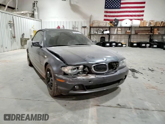 2005 BMW 3 Series 330Ci with VIN WBABW53455PL48536, listed as a Copart auction lot 82608174 with 153,225 mi miles and Salvage Title. Bid and sale history available at carsss.com. Image 11.