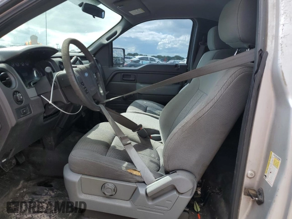 2013 Ford F-150 XL with VIN 1FTNF1CT5DKD55384, listed as a Copart auction lot 74448514 with 0 mi miles and Salvage Title. Bid and sale history available at carsss.com. Image 7.